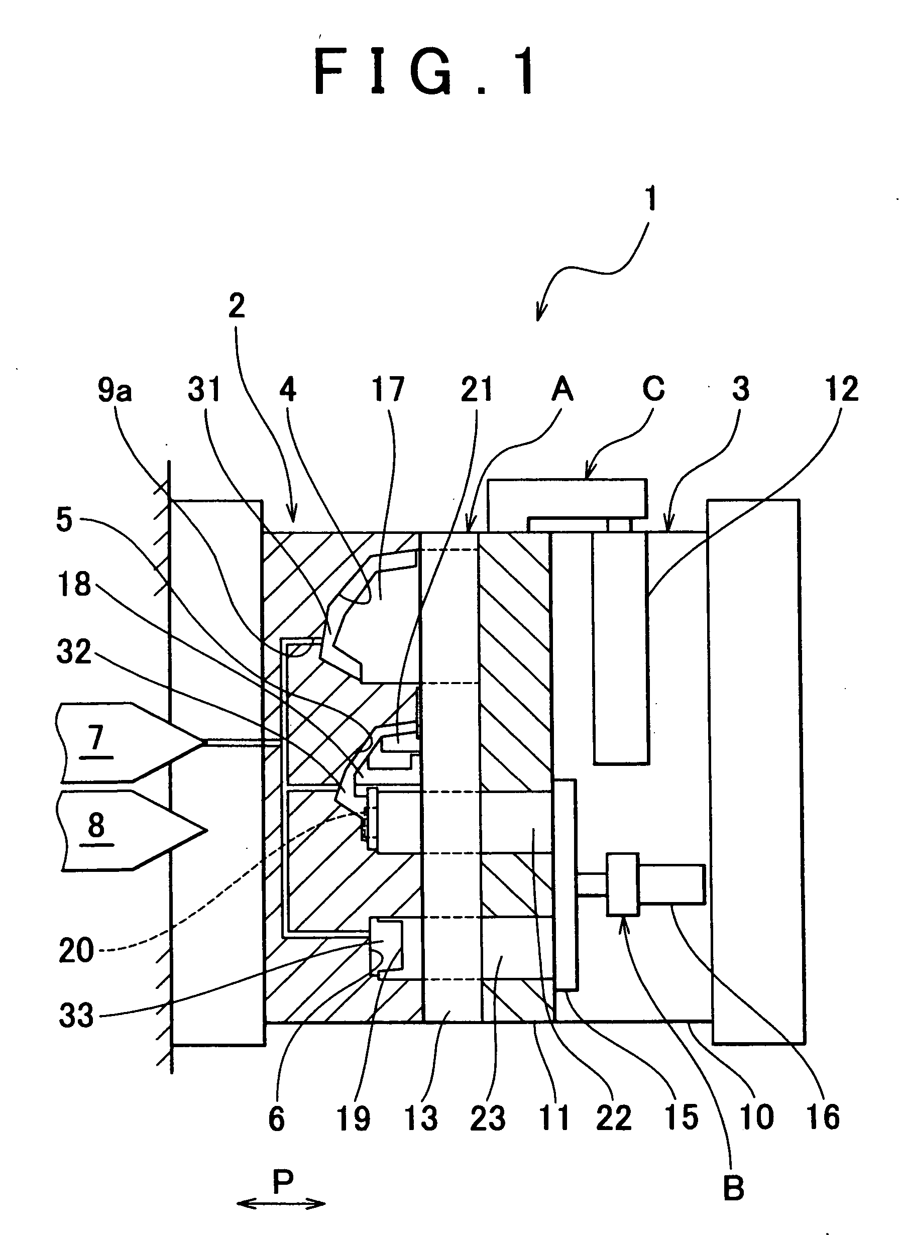 Manufacturing device and manufacturing method for synthetic resin hollow molded body