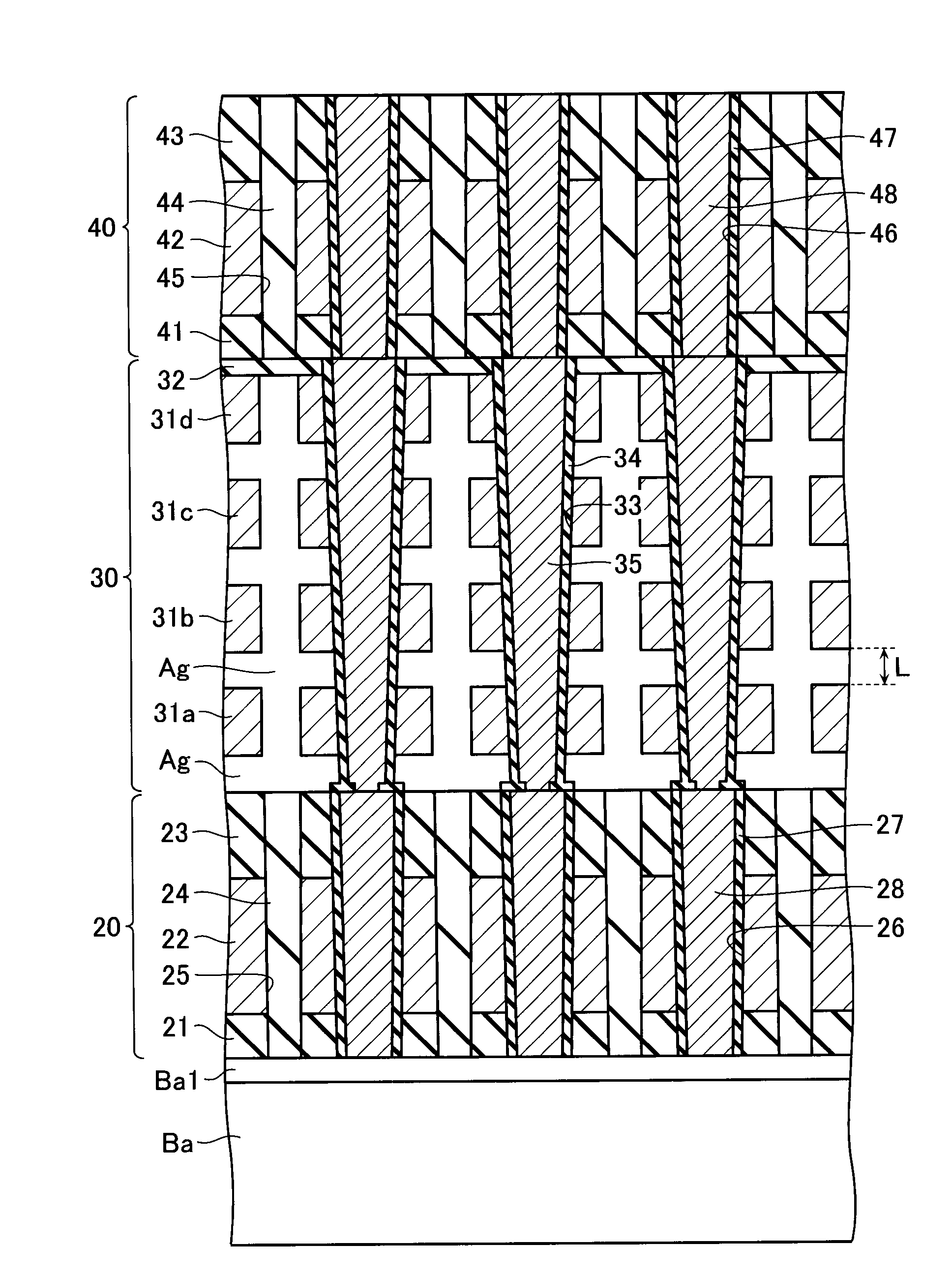 Non-volatile semiconductor storage device and method of manufacturing the same