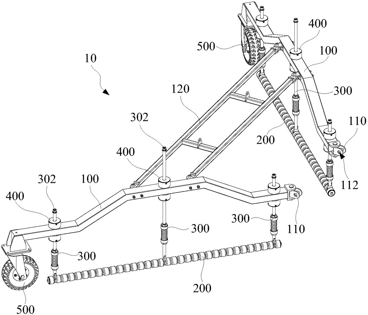 Ball sweeping vehicle and ball sweeping mechanism thereof