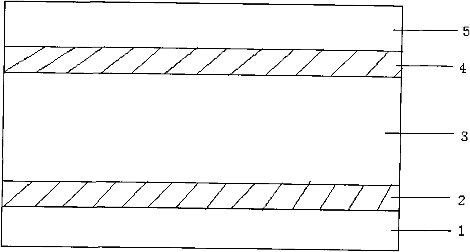 Flexible photosensitive resin plate and preparation method thereof