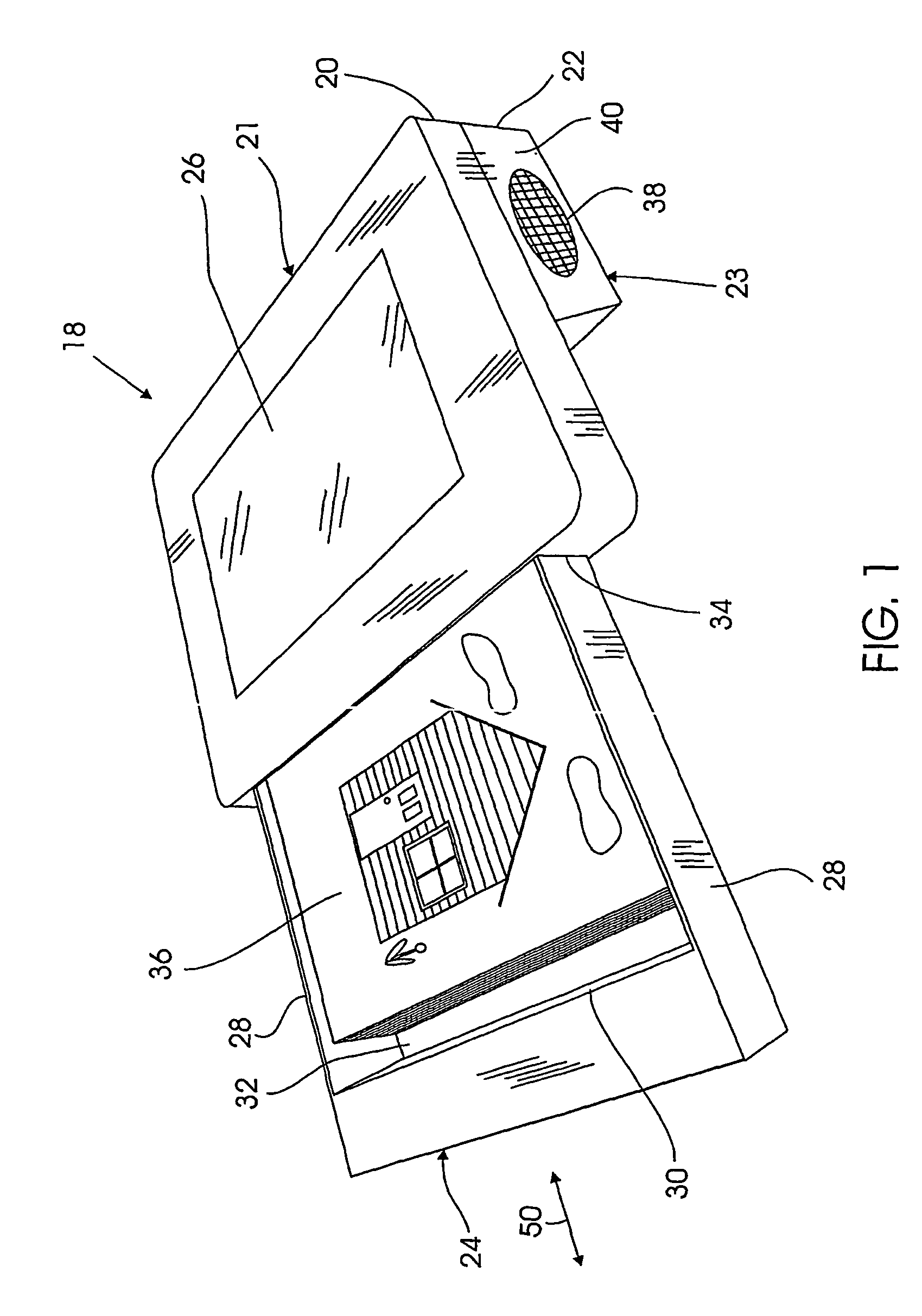 Picture changer with recording and playback capability