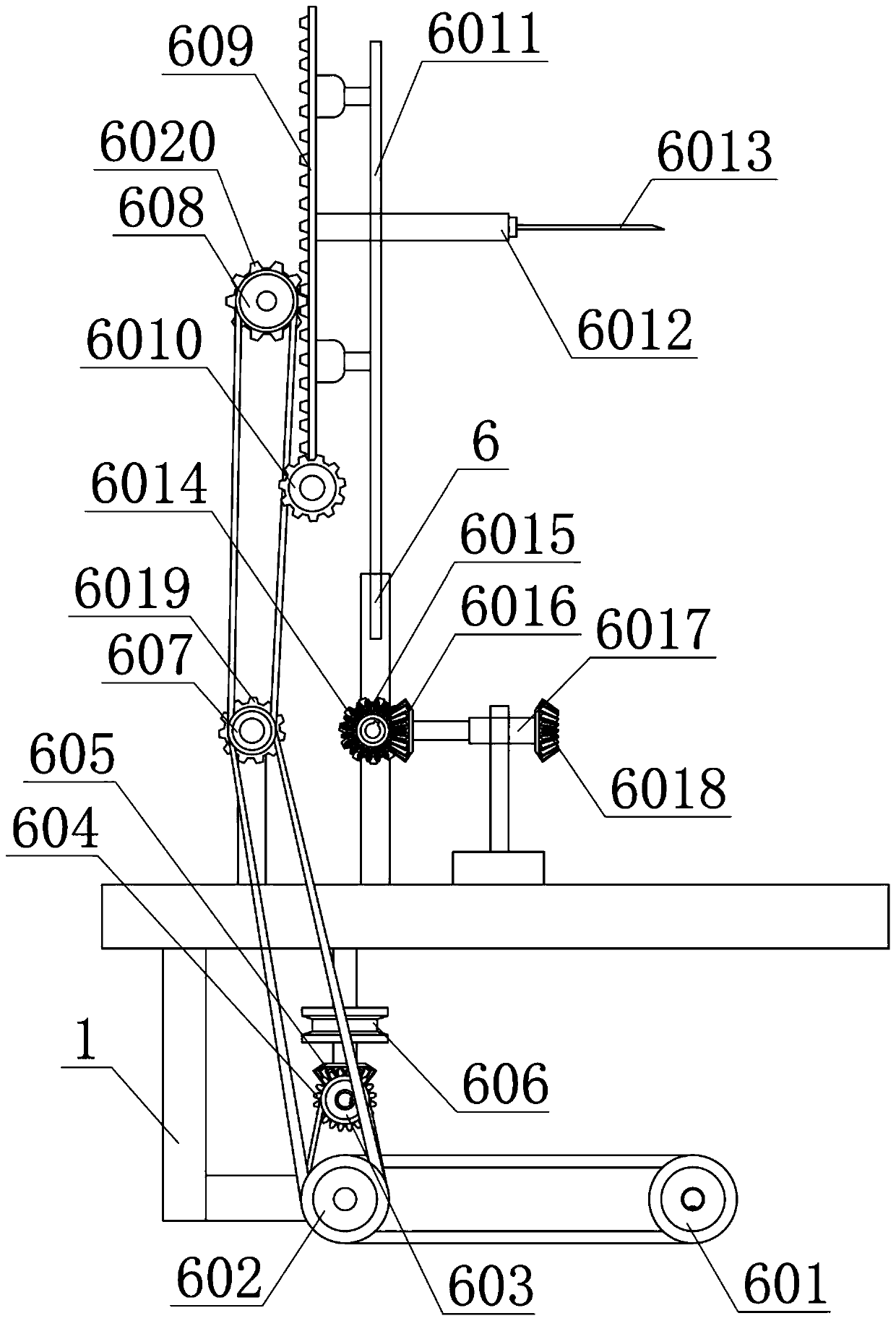 Edible mushroom injection inoculating device