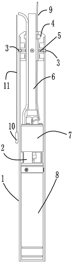 Deep-well pump with filtering device