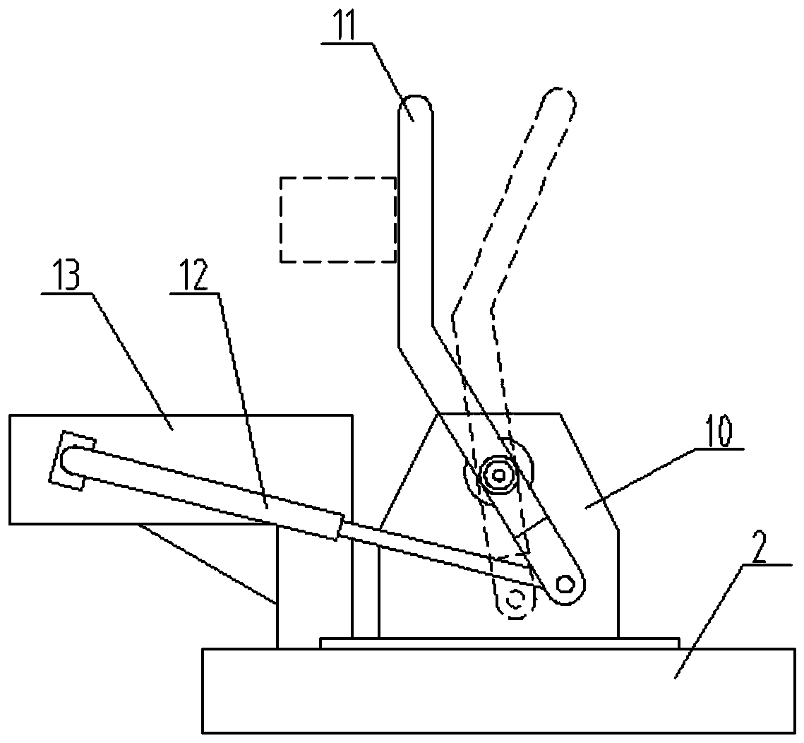 Short-sizing billet discharge roller table balancing device of small billet