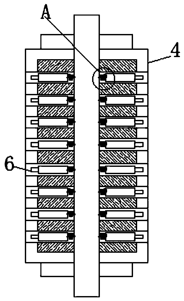 Anti-intertwining device for unmanned ship propeller and with carbon fiber cutting tool