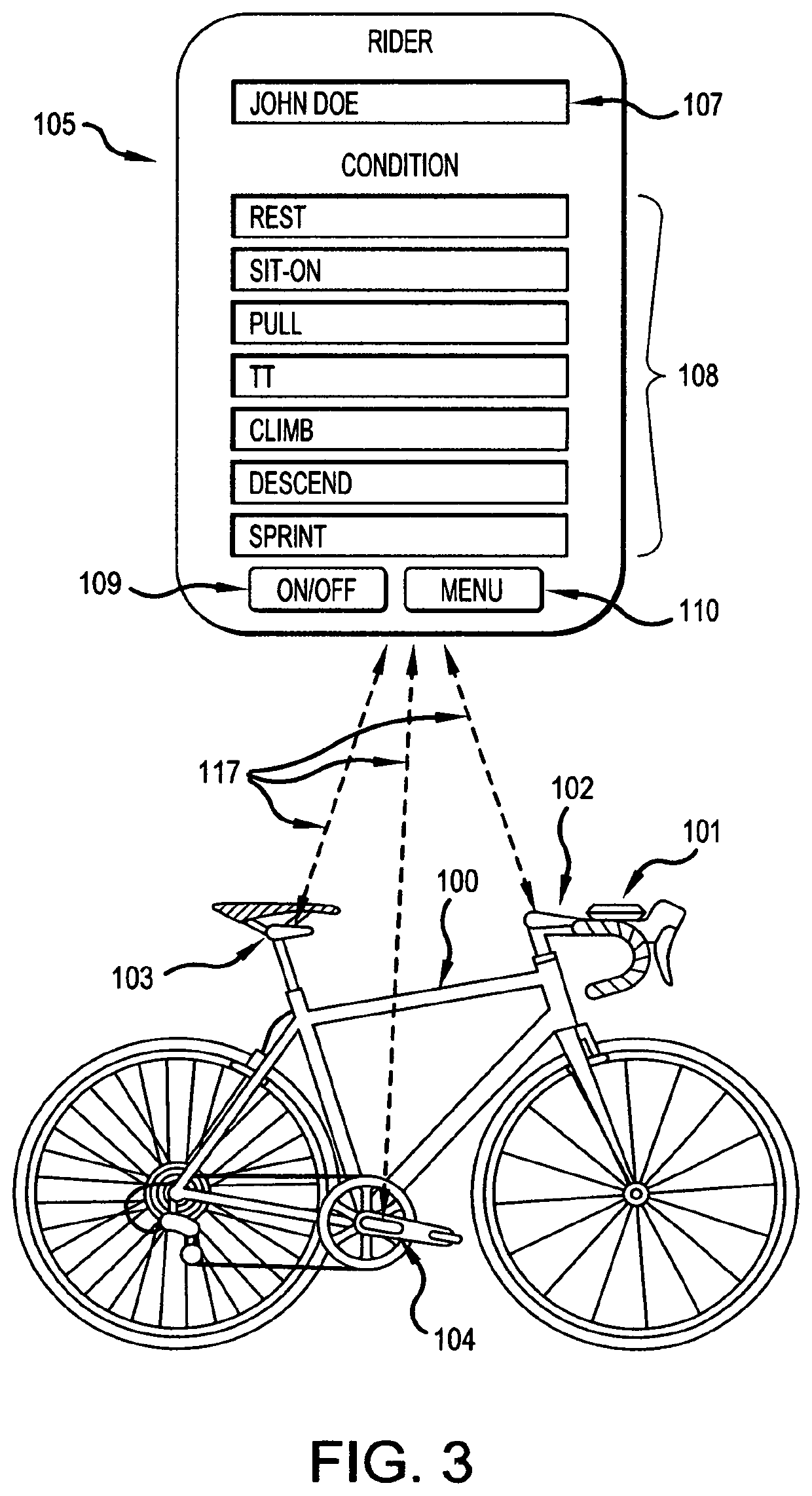 Powered, programmable machine and method for transforming a bicycle to fit particular riders and/or riding conditions