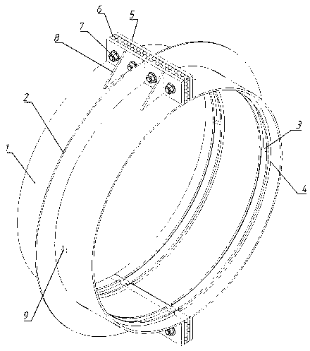 Waterproof penetration sleeve and construction method thereof