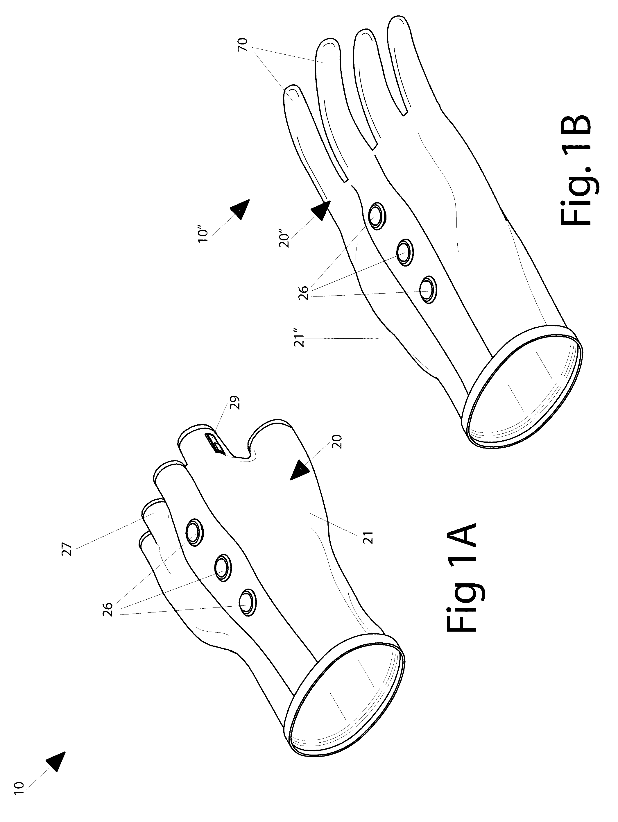Illuminable hand-signaling glove and associated method