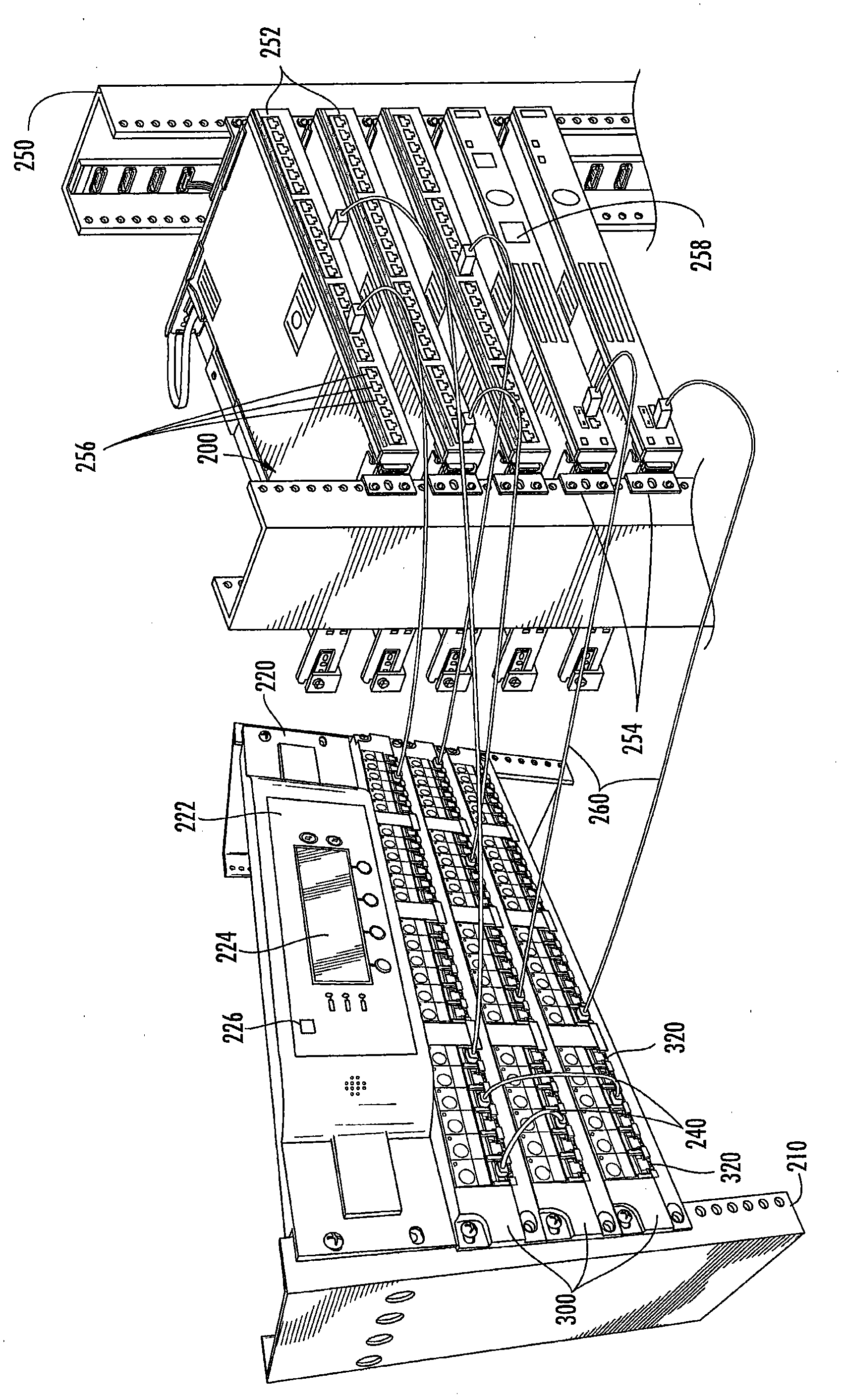 Systems for automatically tracking patching connections to network devices using a separate control channel and related patching equipment and methods