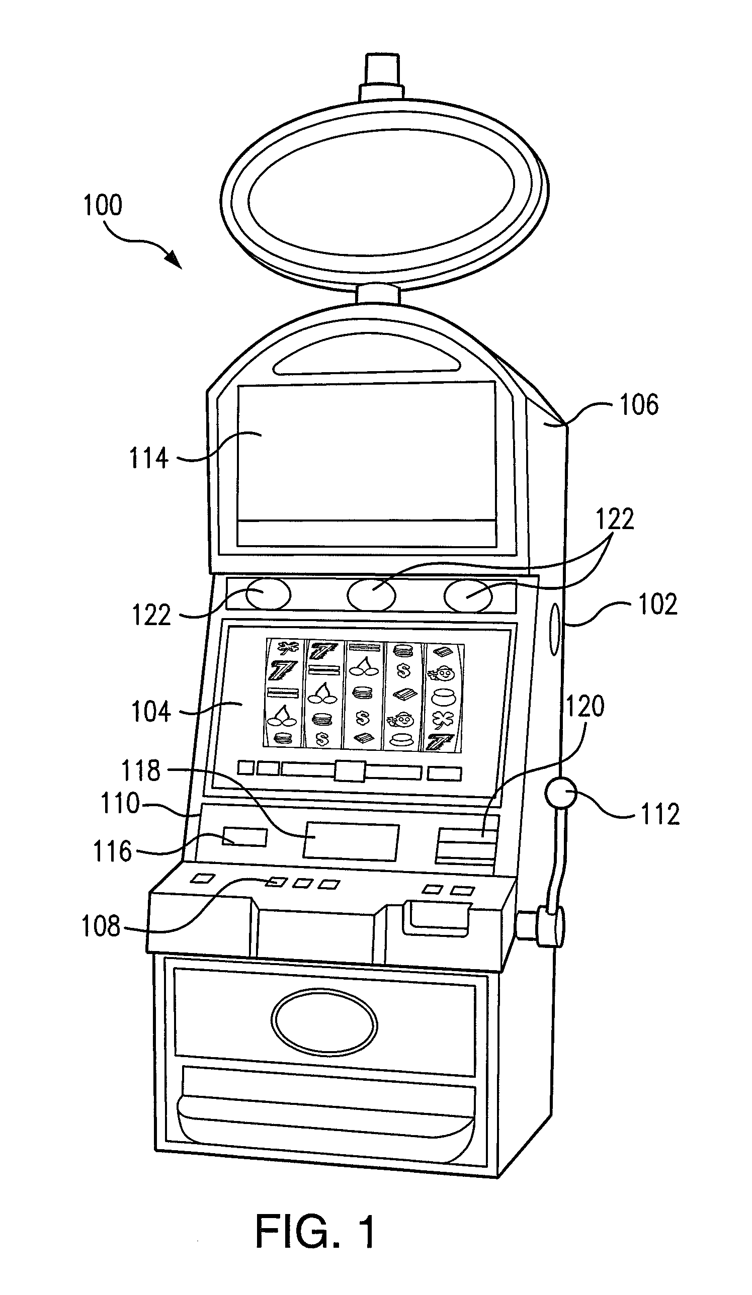 Gaming Device, Method and Virtual Button Panel for Selectively Enabling a Three-Dimensional Feature at a Gaming Device