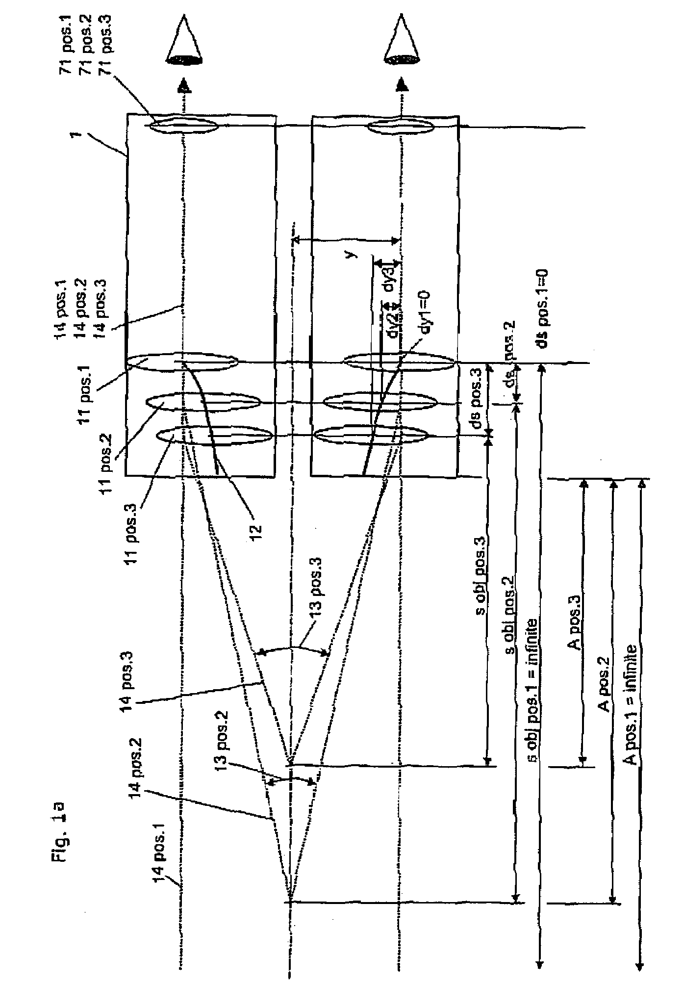 Visual aid in the form of telescopic spectacles with an automated focusing device