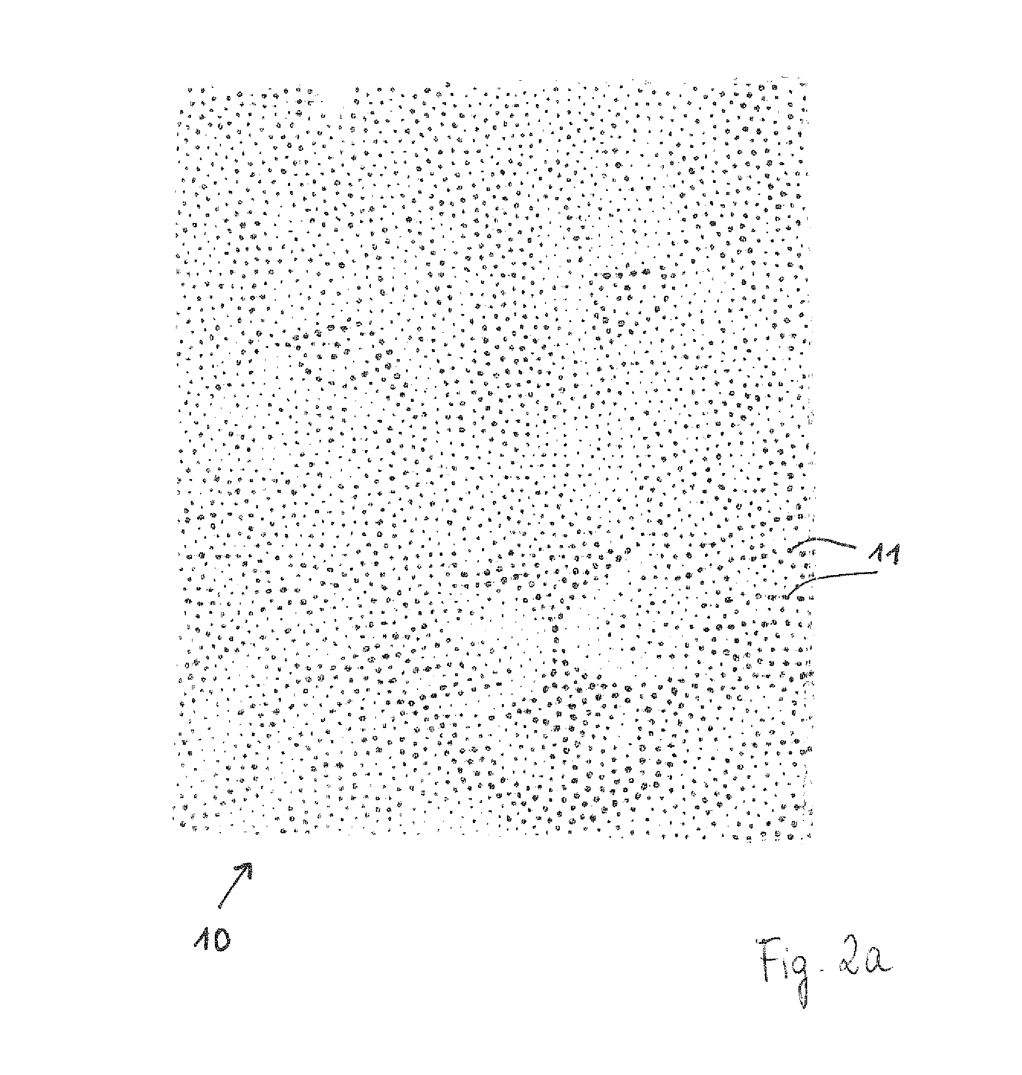 Fibrous product with a rastered embossing and method for producing same