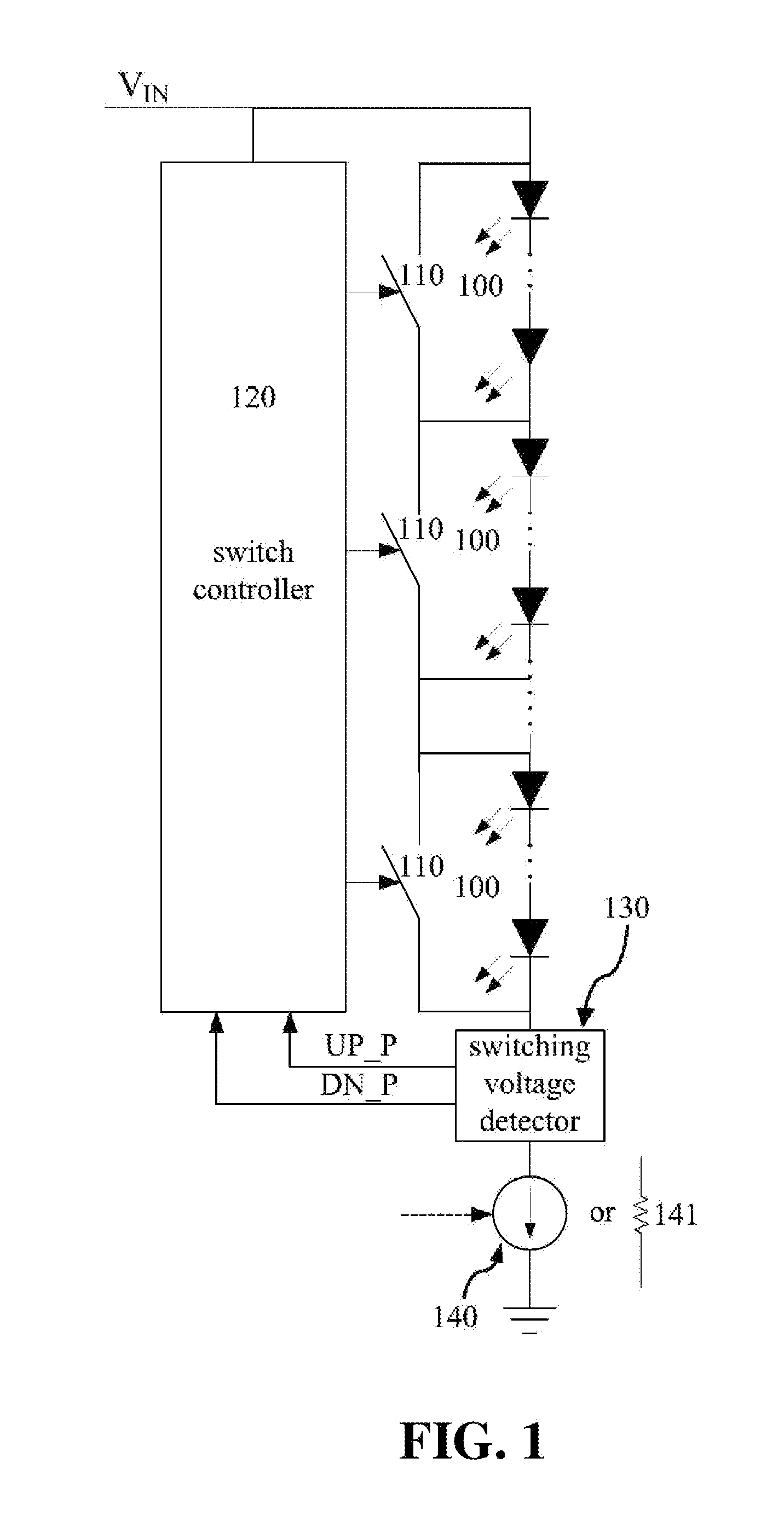 Apparatus for driving leds using high voltage