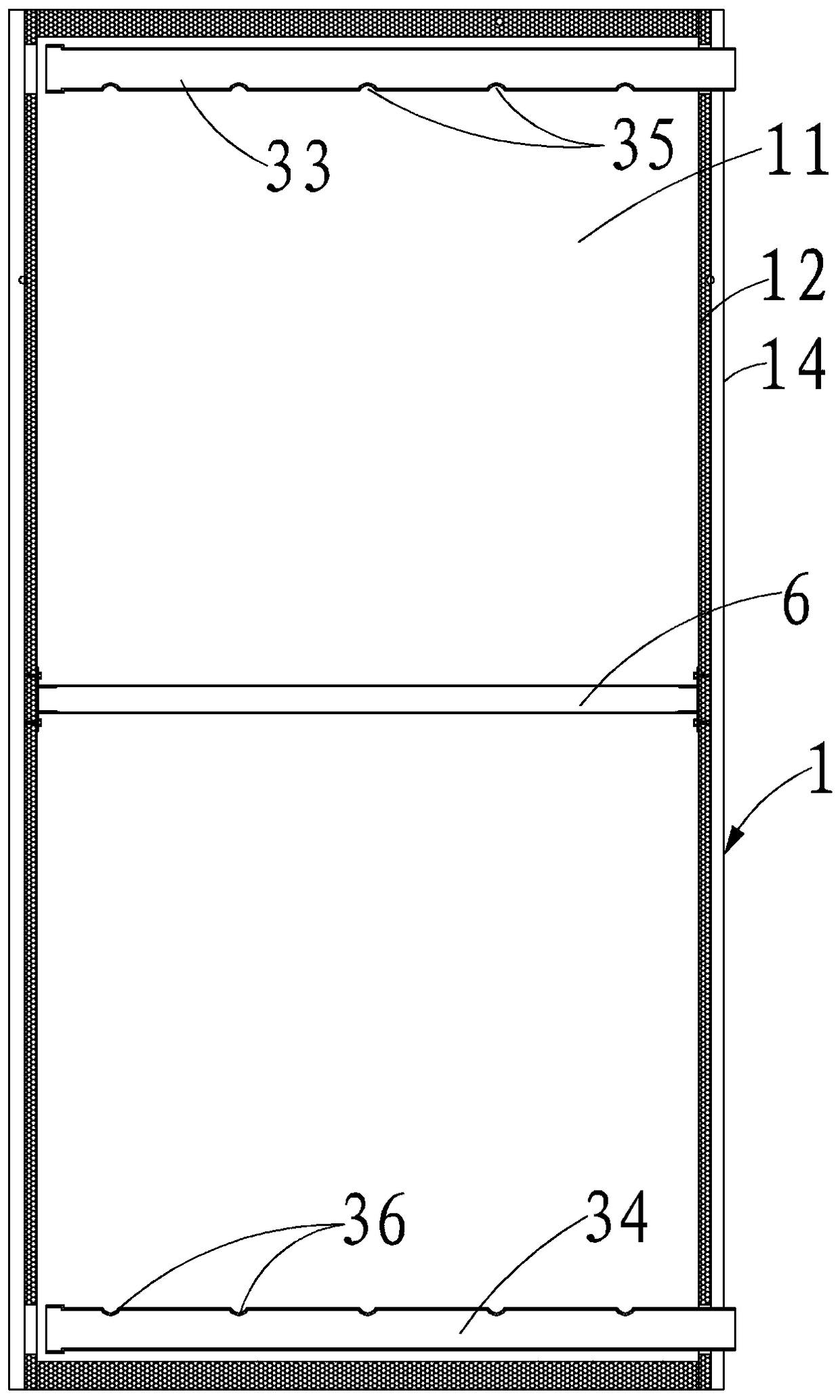 A solar building integrated photothermal wind composite panel