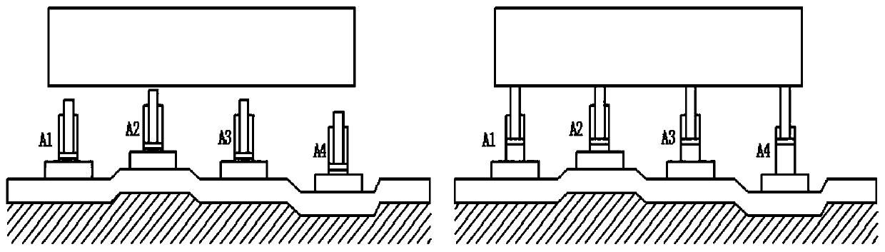 Active control method for slippage shipment process of large marine structure