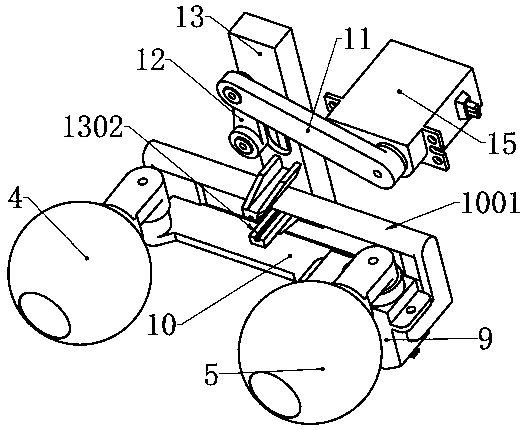 Bio-robot eye driving mechanism