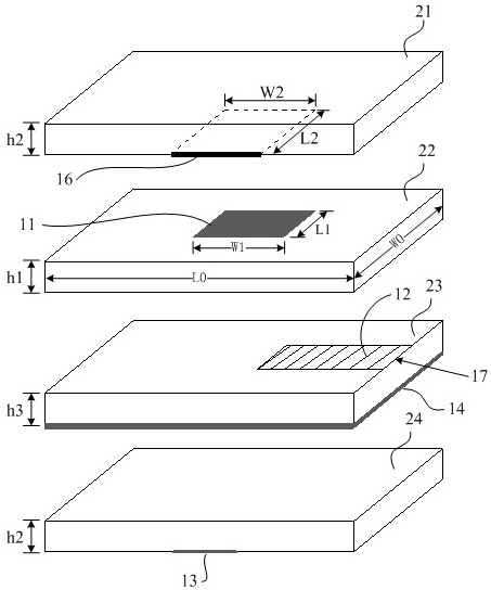 Dual-polarized microstrip slot antenna and electronic product