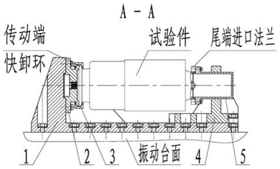 Integral vibration clamp for offline vibration test of long-shaft pump