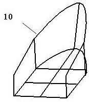 A kind of manufacturing method of umbrella tree chair with canopy