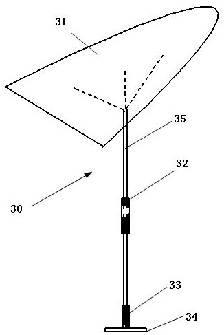 A kind of manufacturing method of umbrella tree chair with canopy