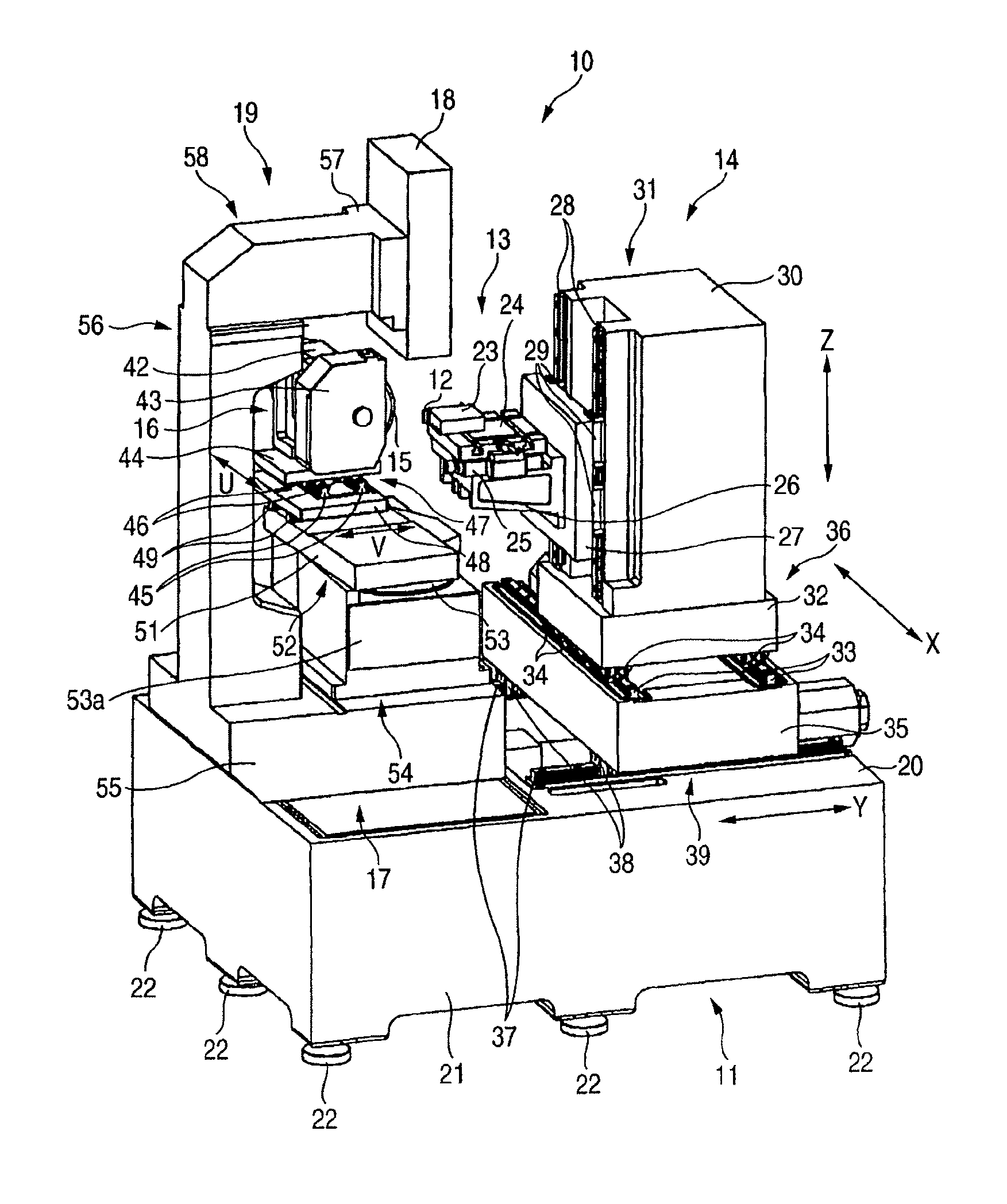 Profile grinding machine