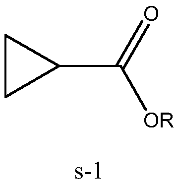 Method for Synthesizing Cyclopropaneformic Acid Ester in Low Alcohol Solubility Solvent