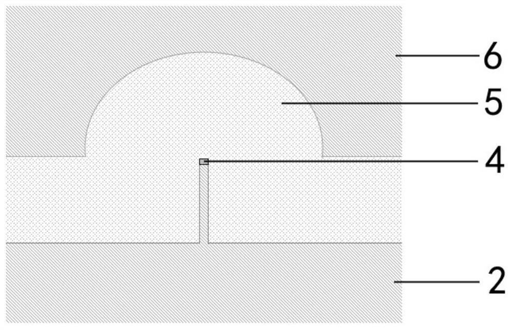 Large-spot horizontal end face coupler based on lithium niobate film