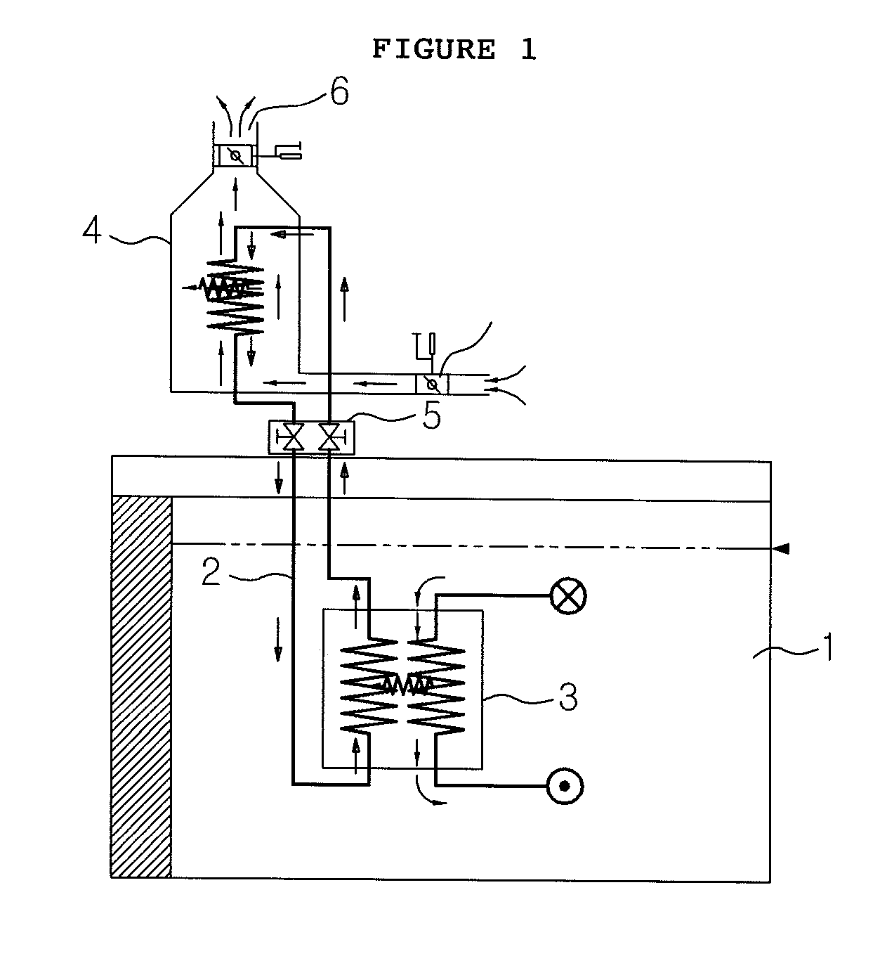 Fully passive decay heat removal system for sodium-cooled fast reactors that utilizes partially immersed decay heat exchanger