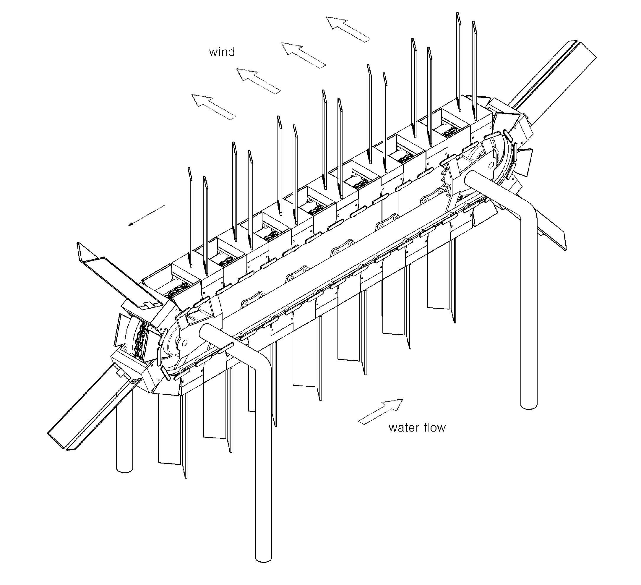 Wind-hydro power generating system and method