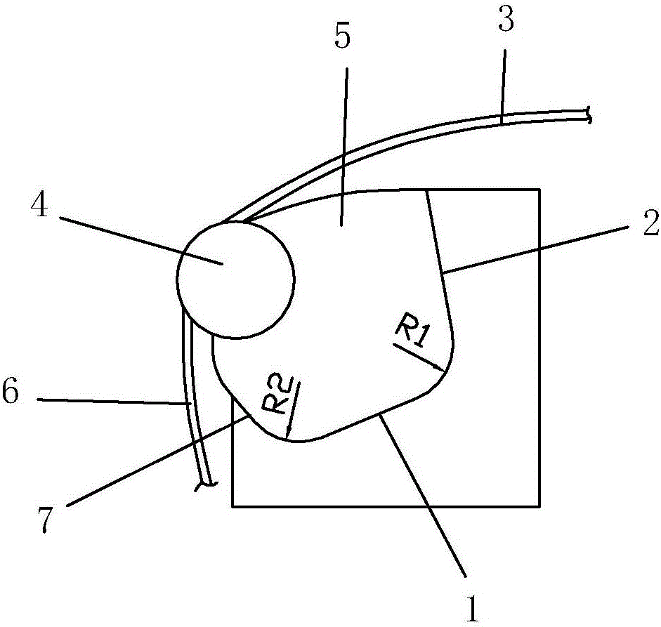 Front right inclining position fixing supporting cushion for newborn gastric volvulus reposition