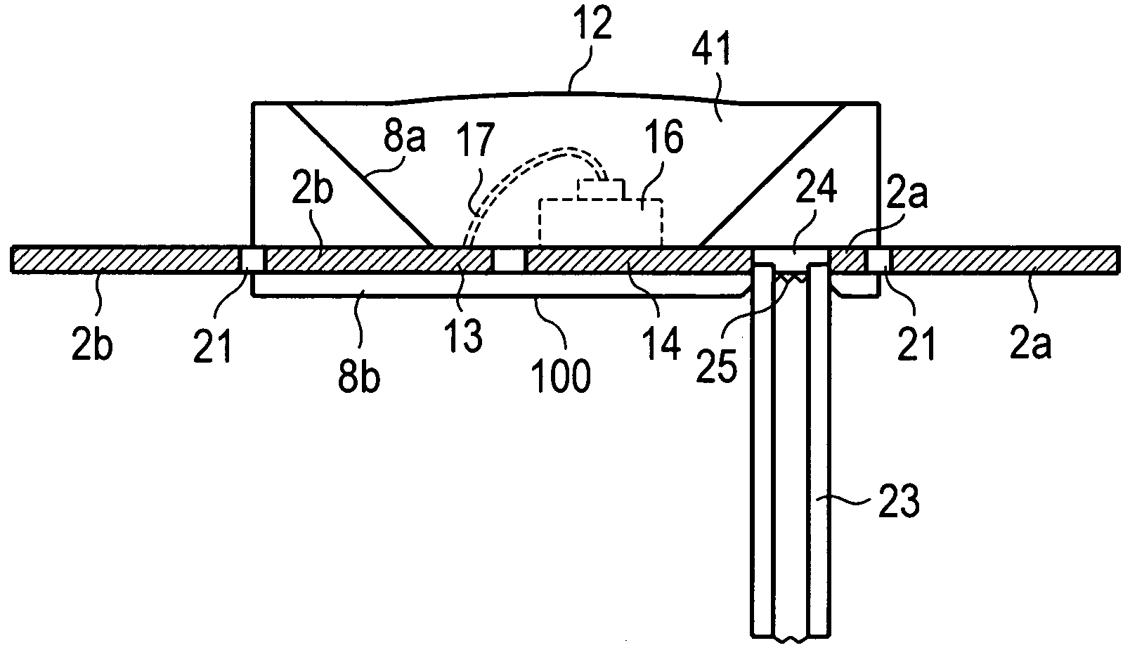 Leadframe-based housing, leadframe strip, surface-mounted optoelectronic-component, and production method