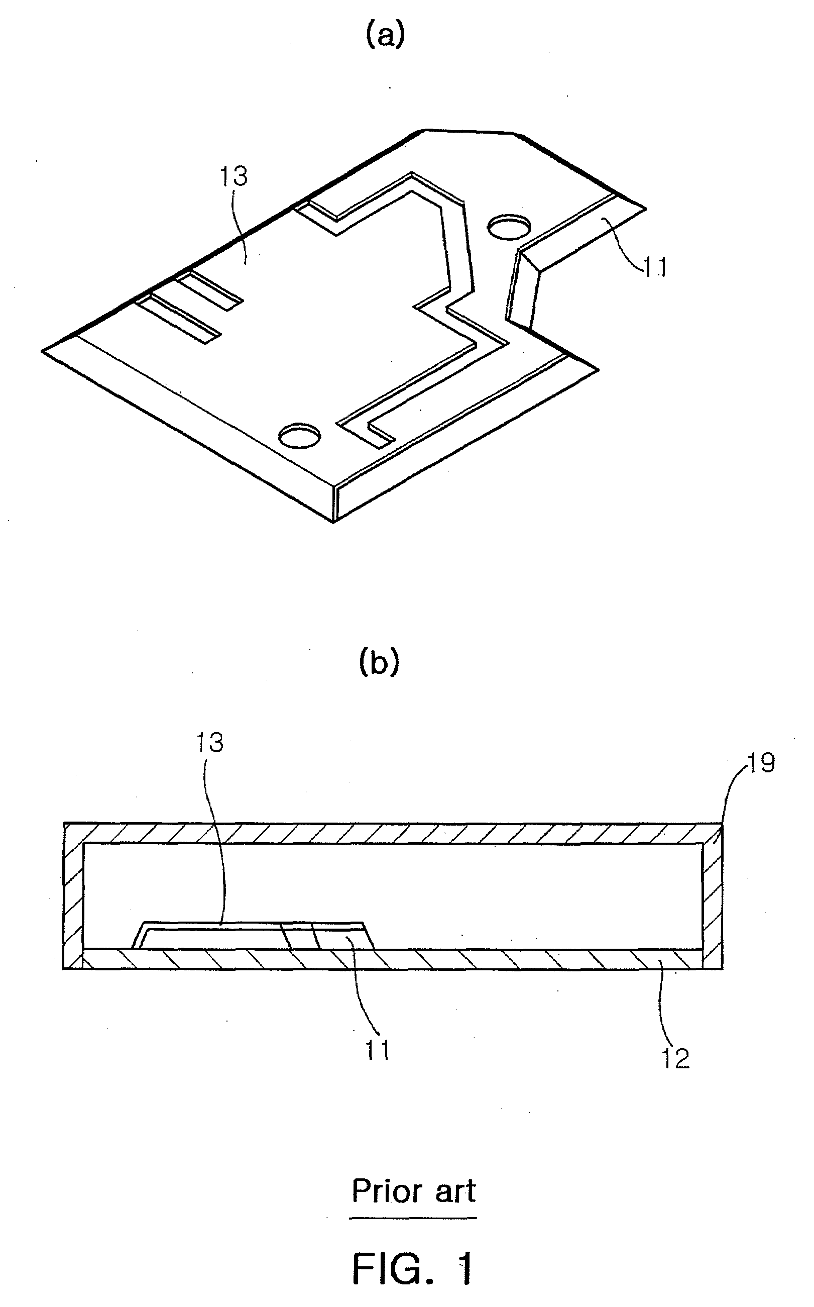 Film type antenna and mobile communication terminal case using the same