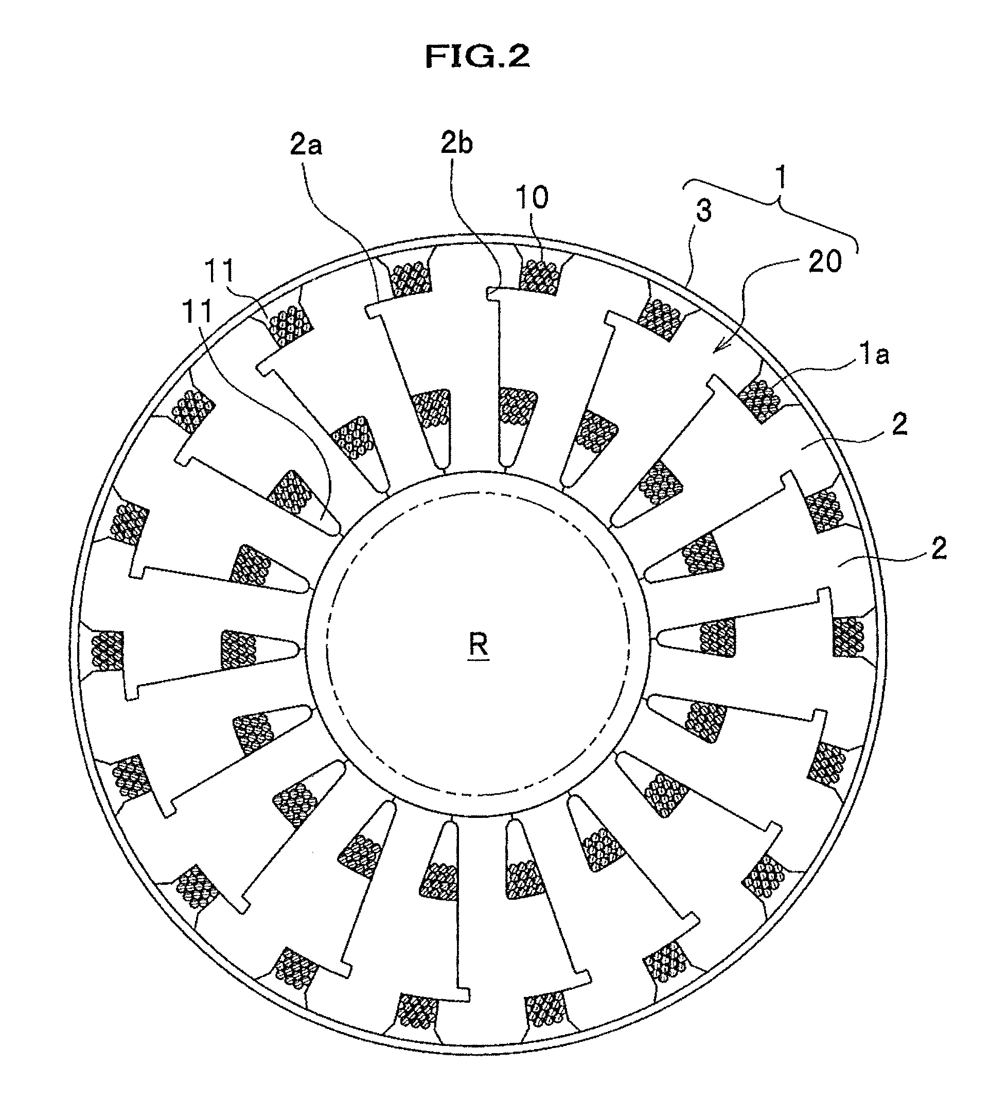 Stator for electrical rotating machine