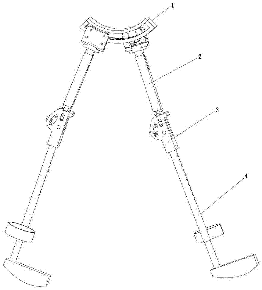 Passive body weight supporting exoskeleton device based on gait phase self-unlocking