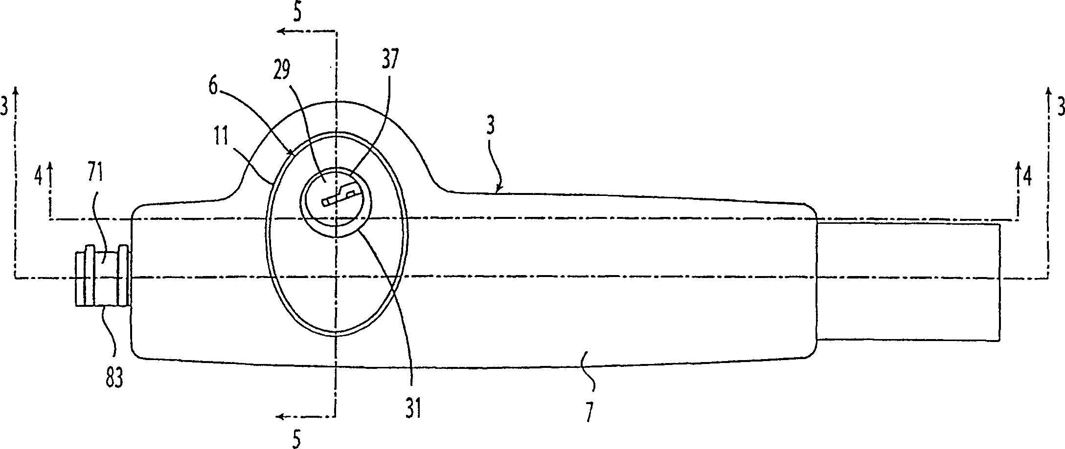 Push-button steering wheel lock