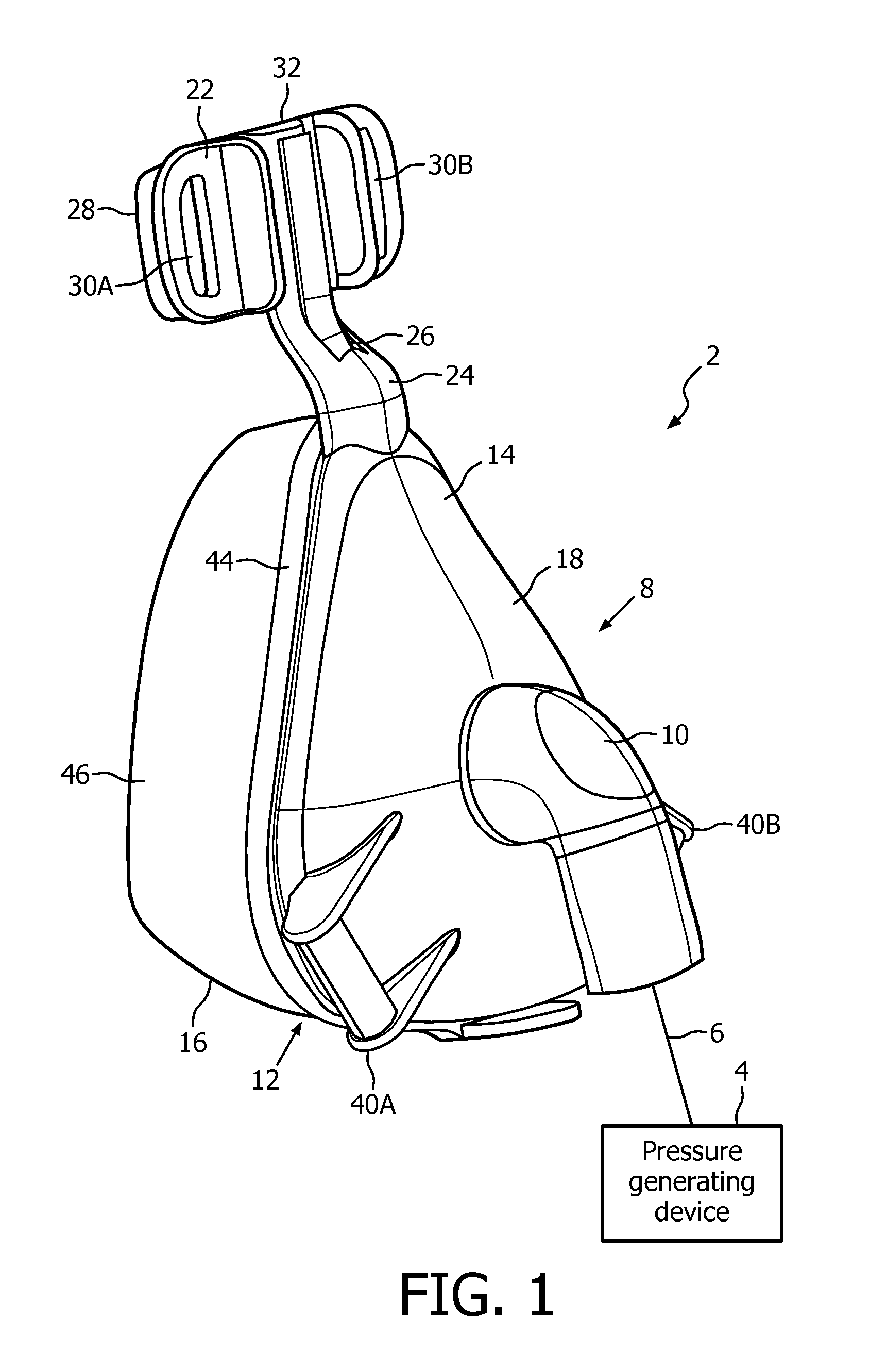Lever arm cushion attachment mechanism