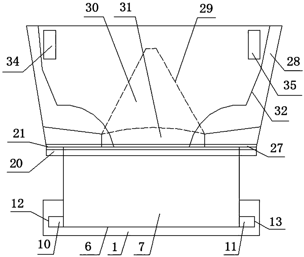 Urinary to-be-detected-material containing device and application method