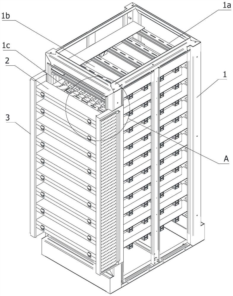 Internet large-scale server cabinet