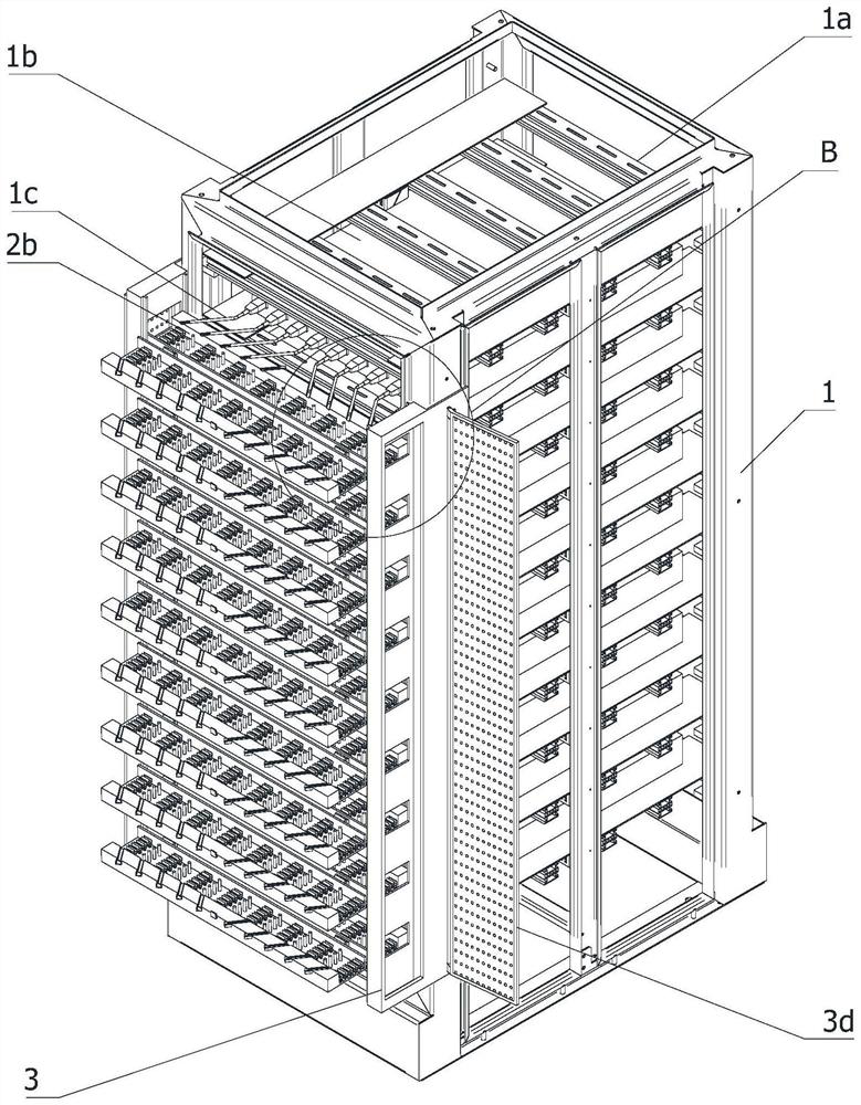 Internet large-scale server cabinet