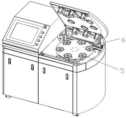 Medicine box control mechanism of medicine dispensing machine