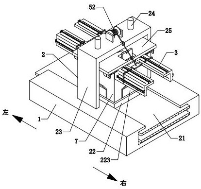 A packaging box strength testing device and testing method