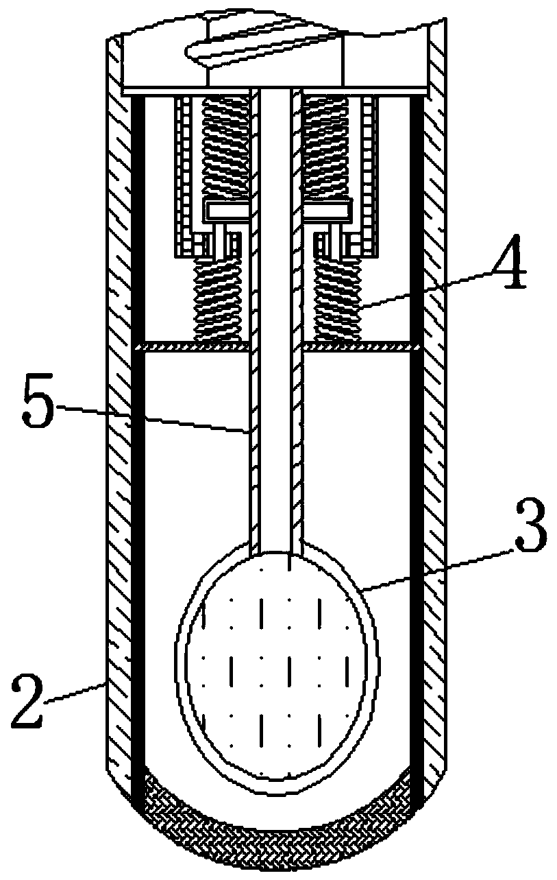 Automatic beef cattle massage device capable of preventing skin disease diffusion