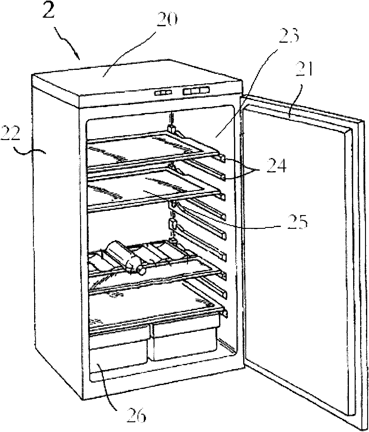 Refrigeration equipment and positioning structure for assembling reinforcer on inner container of refrigeration equipment