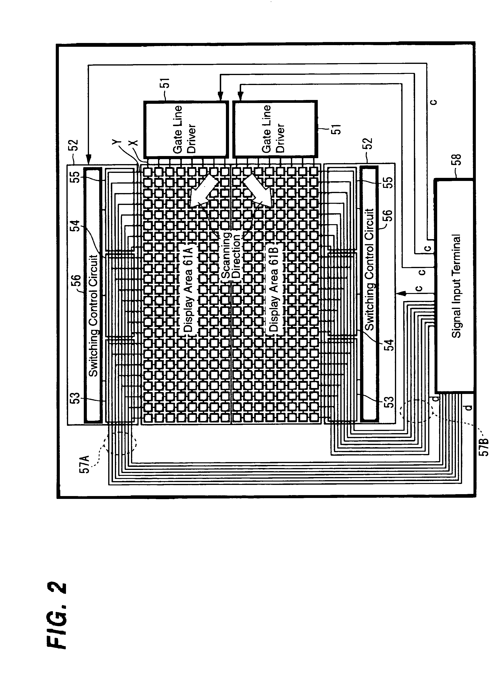 Display device and projection type display apparatus