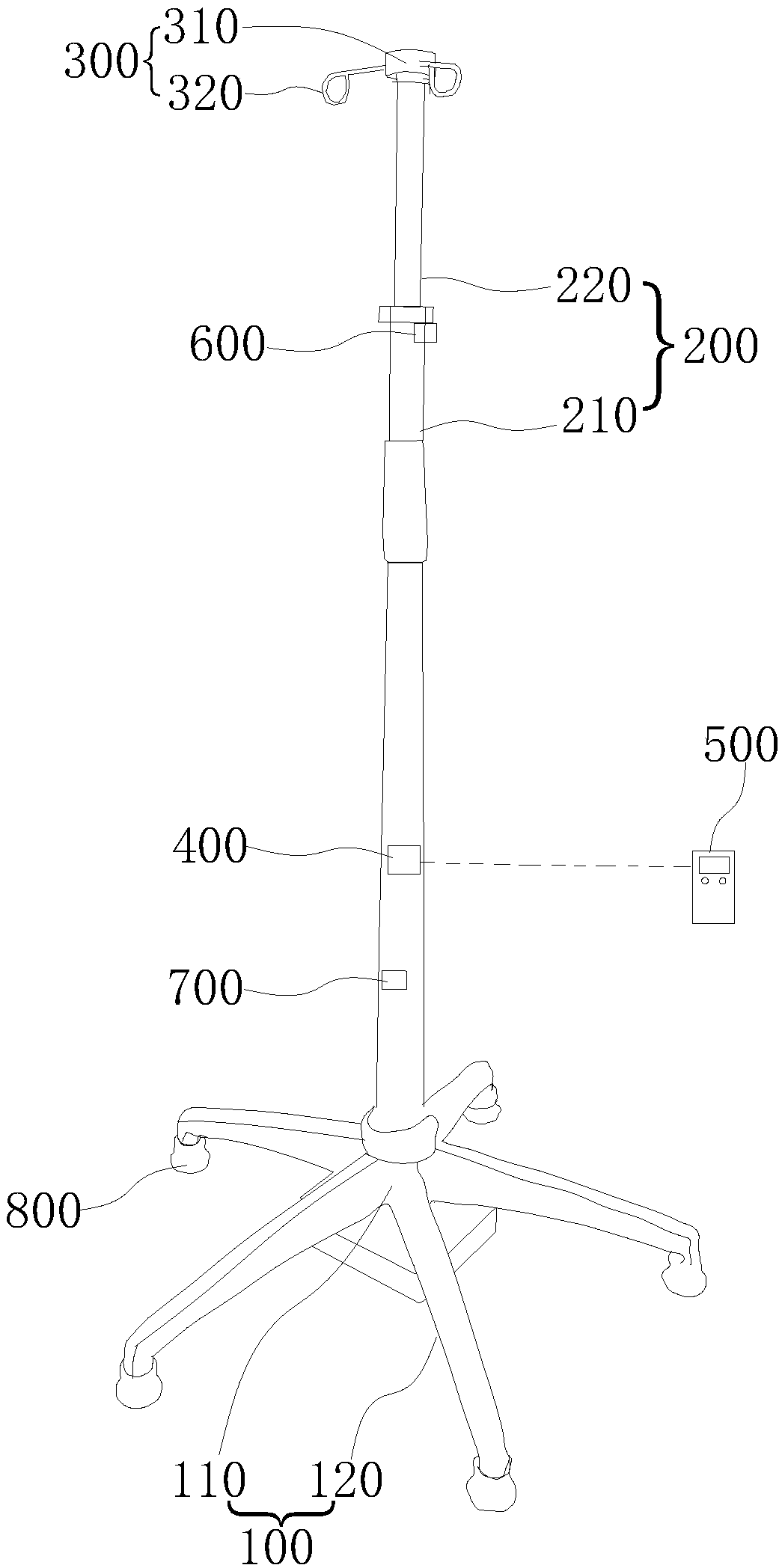 Endoscopic irrigation solution lifting and suspending device