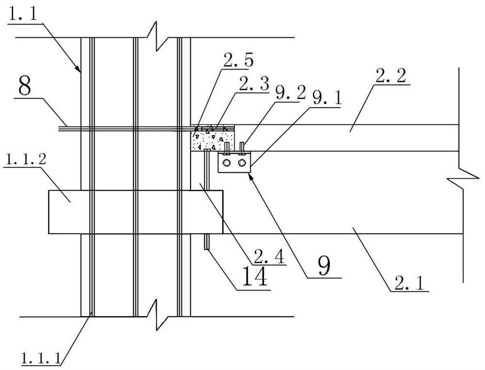 A prefabricated assembly dry-type connection frame structure system and its construction method