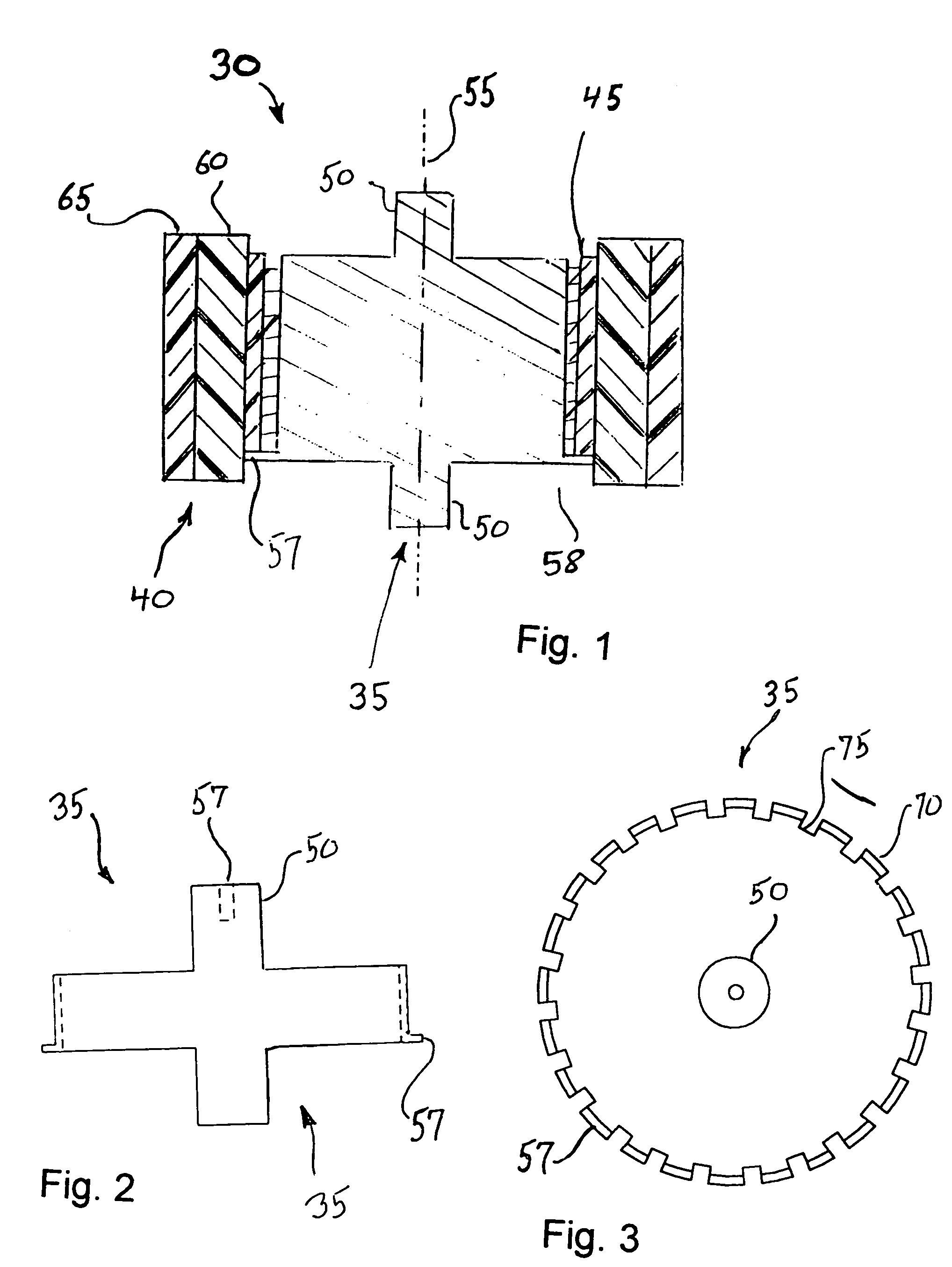 Flywheel hub-to-rim coupling