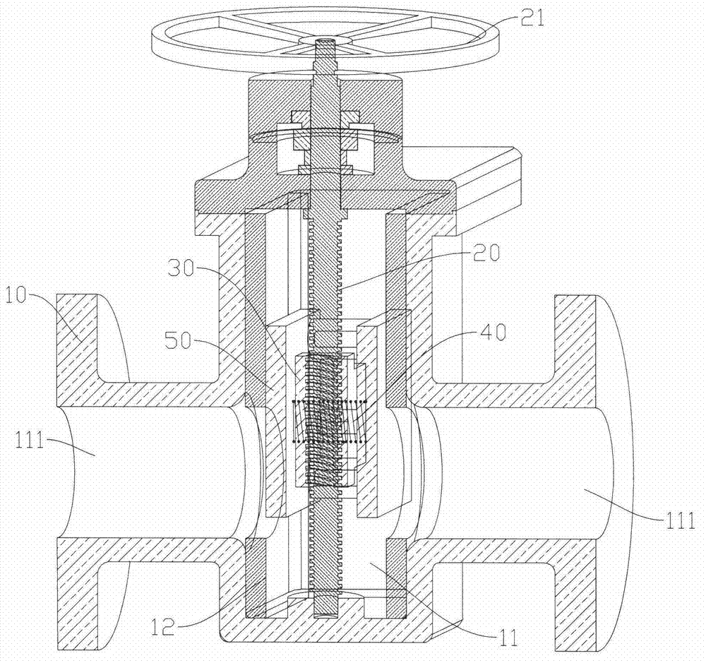 Constant-force gate valve