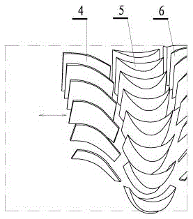 A dual-guide vane impingement type turbine wave power generation system and method