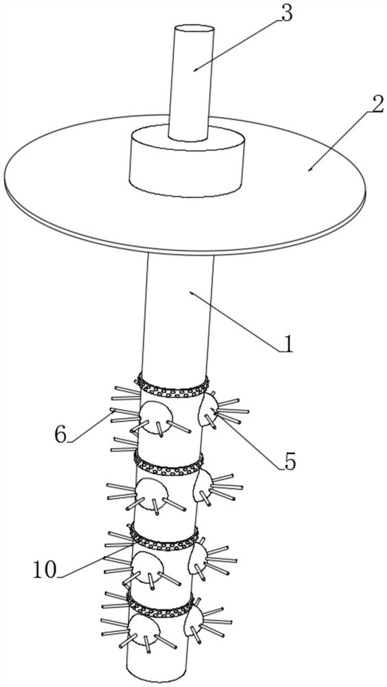 Self-heating vibrating rod for concrete tamping